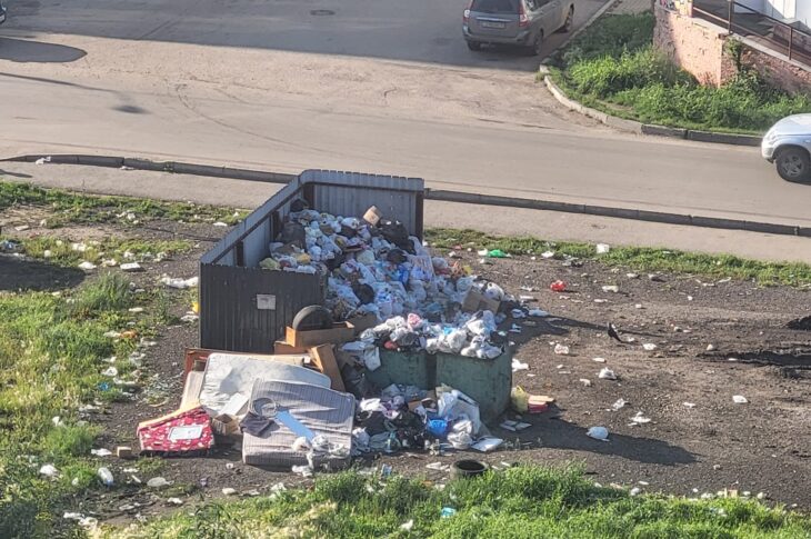 За негабаритный мусор будут штрафовать в Петропавловске