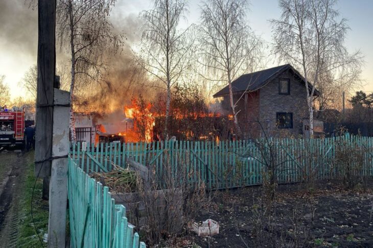 Четыре пожара за выходные произошли в СКО