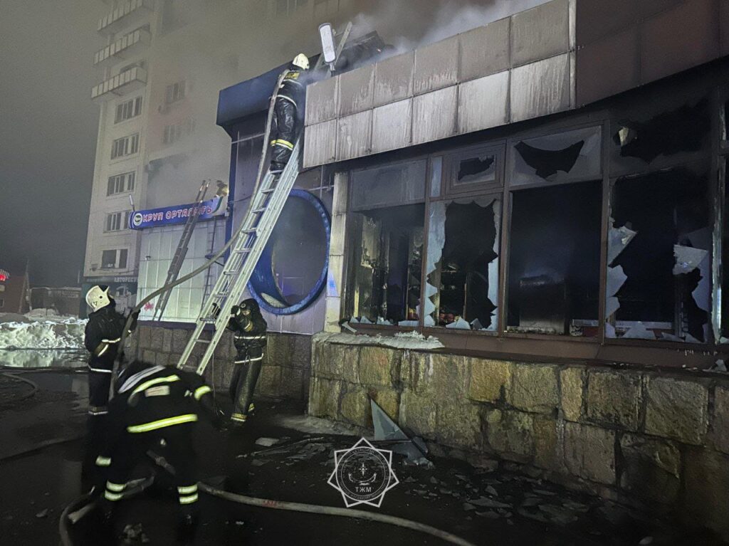Торговый дом «Рахат» сгорел в Петропавловске