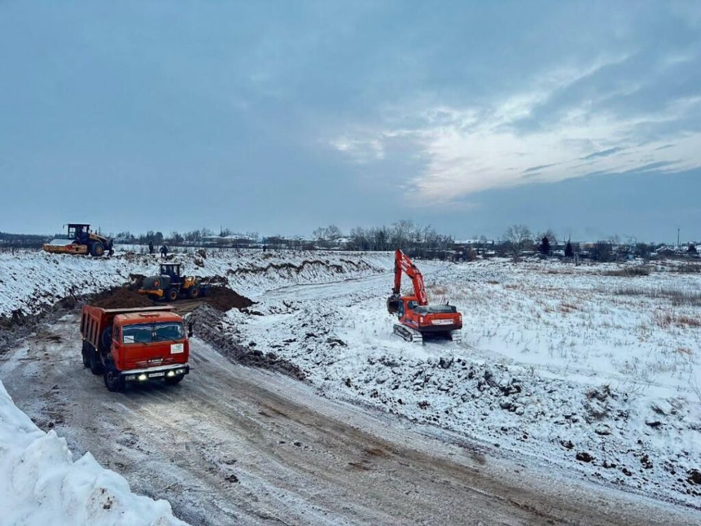 Обводной канал строят в Петропавловске