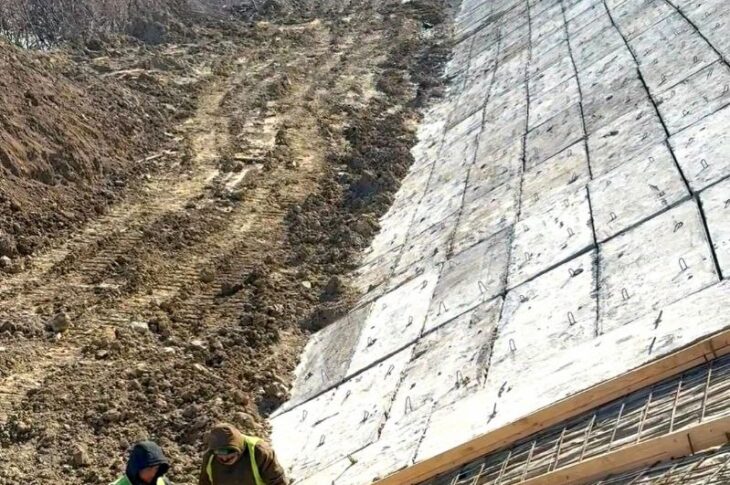 В Петропавловске завершают укрепление дамб