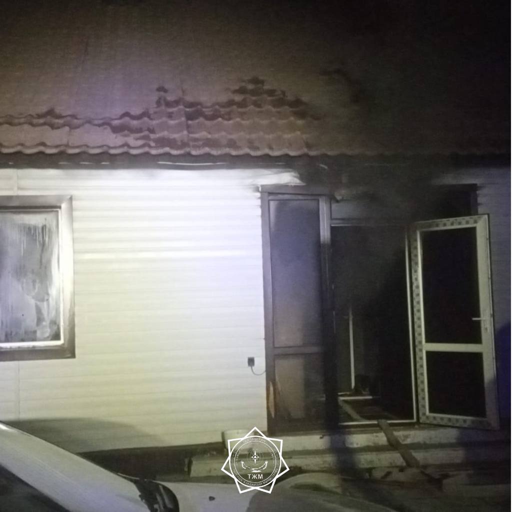 В Петропавловске горел частный дом