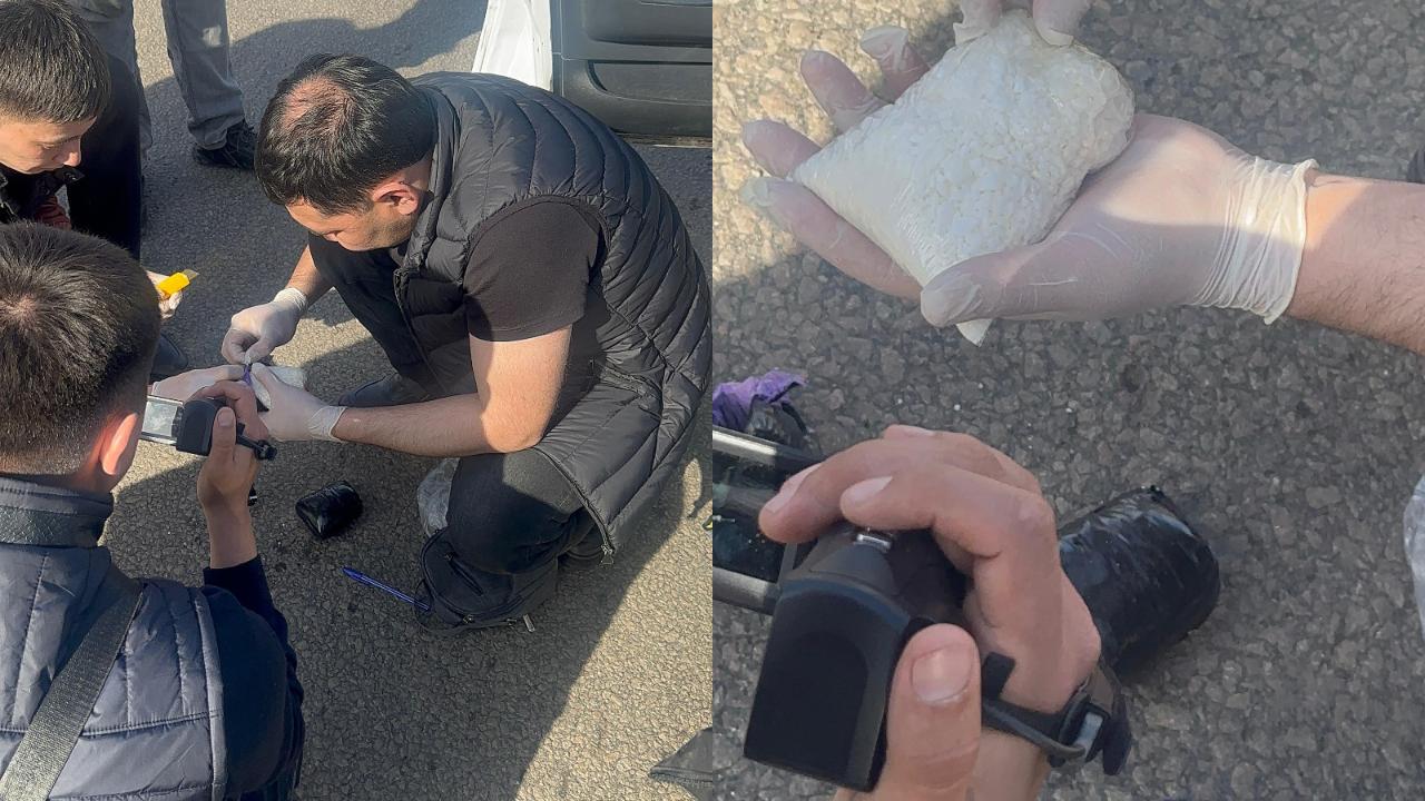 Свыше 600 гр наркотиков нашли полицейские СКО в авто