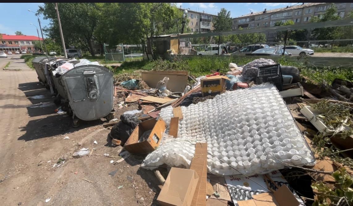 Петропавловцы возмущены захламленными дворами
