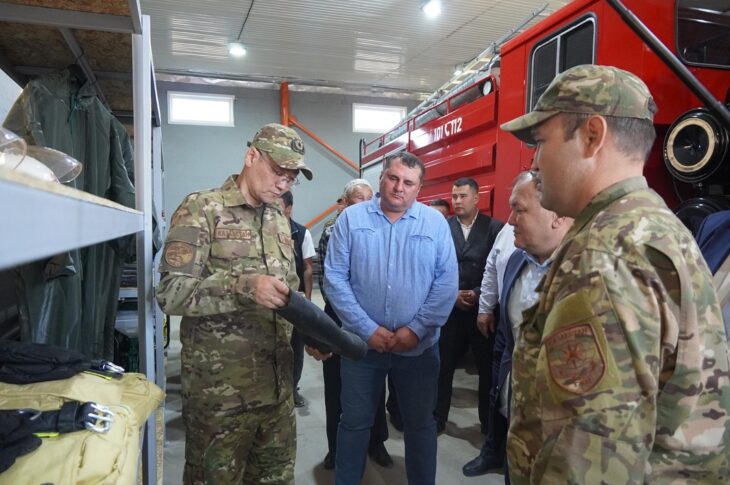 Пожарный пост открыли в селе Мерген в СКО