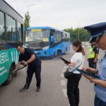 В Петропавловске проверяют уровень выхлопов автобусов