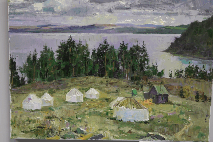 50 картин о Ботае представили зарубежные художники в СКО