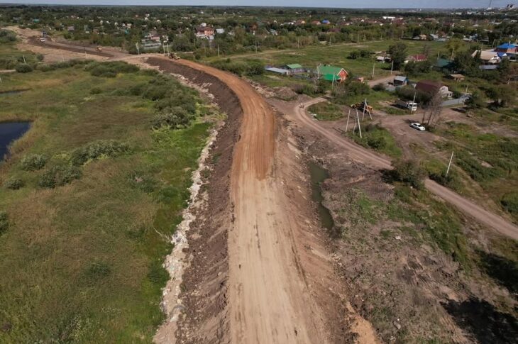 В Петропавловске на дамбе сделают прогулочную зону