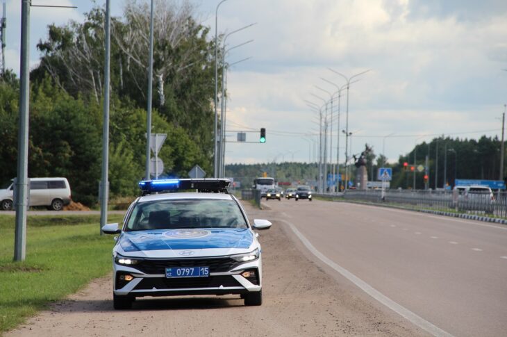 Скрытое патрулирование проводит полиция в Петропавловске