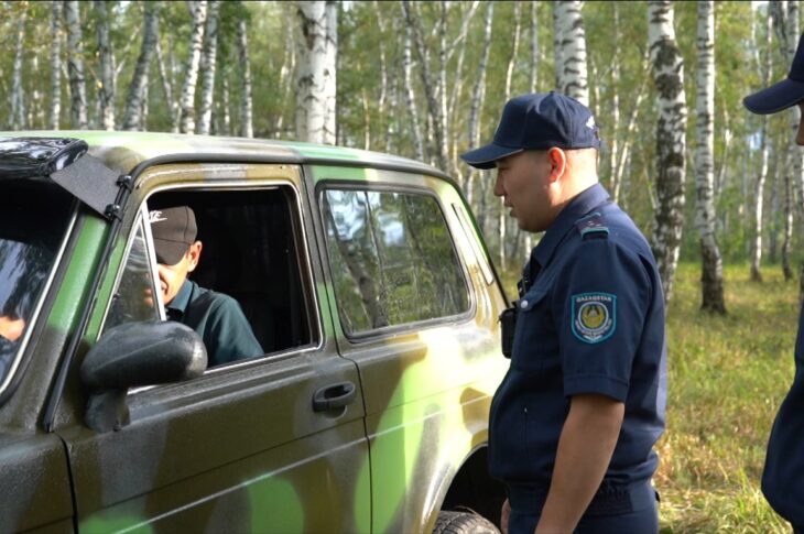 В СКО полицейские проверяют охотников