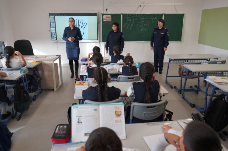 Уроки безопасности проходят в школах Петропавловска