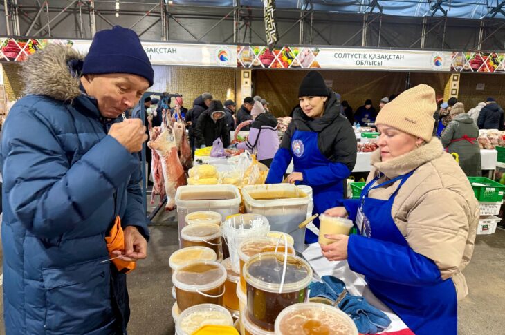 800 тонн фермерских продуктов привез СКО в столицу