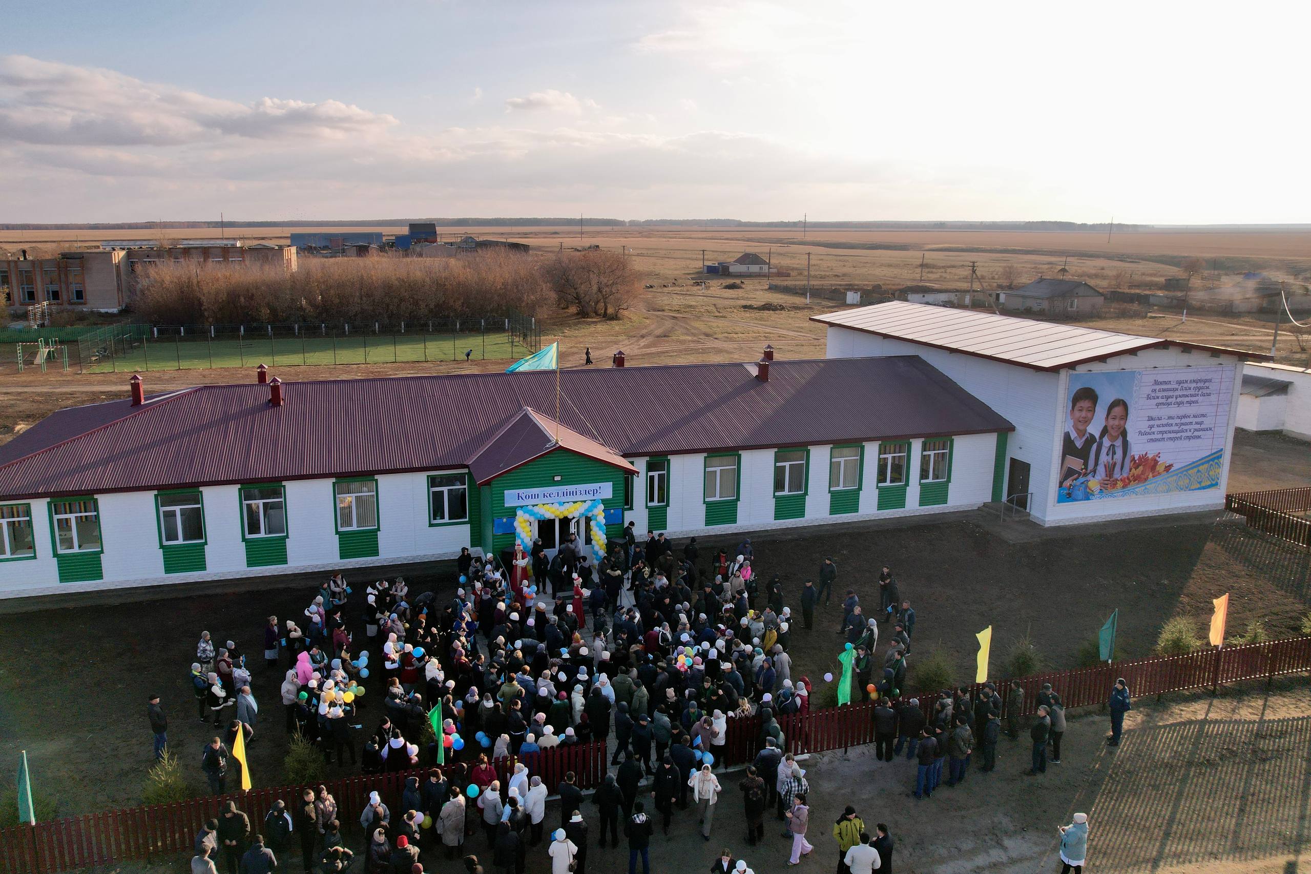 В СКО открылась новая школа на средства предпринимателя