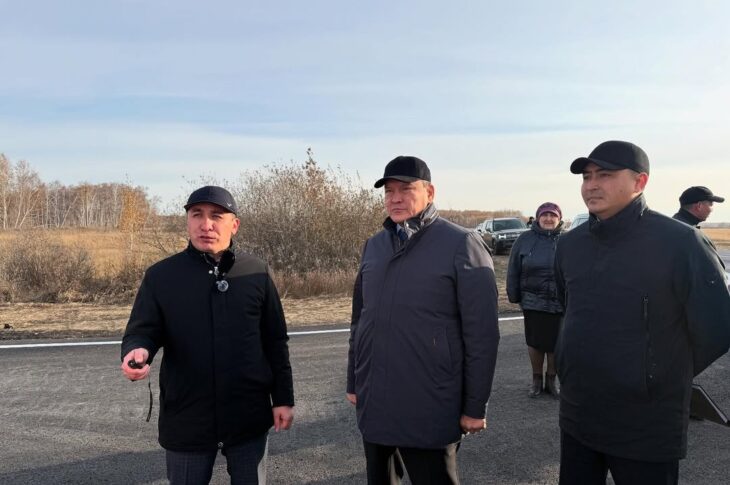 Аким СКО посетил объекты Жамбылского района