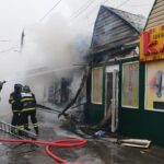 Причину пожара в торговых павильонах назвали в Петропавловске