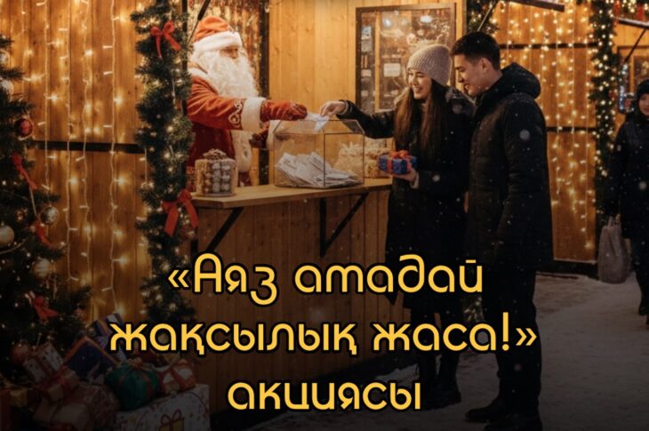 Акцию «Стань Дедом Морозом» запустили в Петропавловске