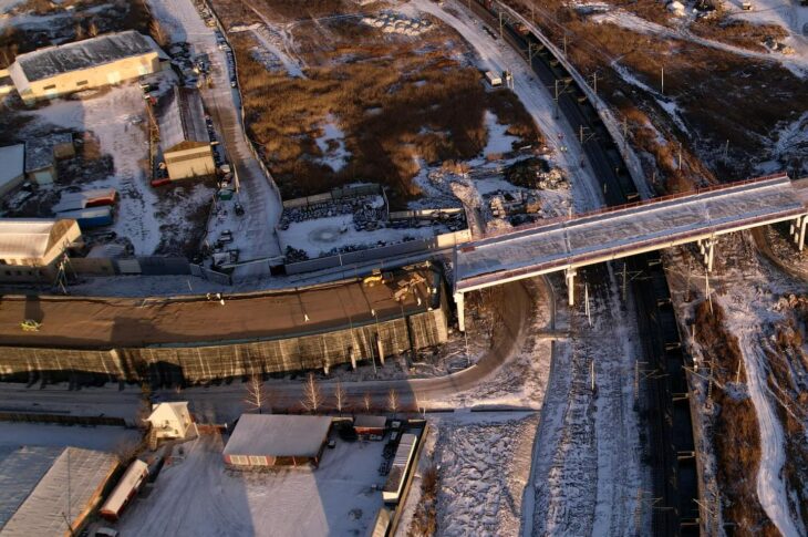 На 80% завершили строительство путепровода в Петропавловске