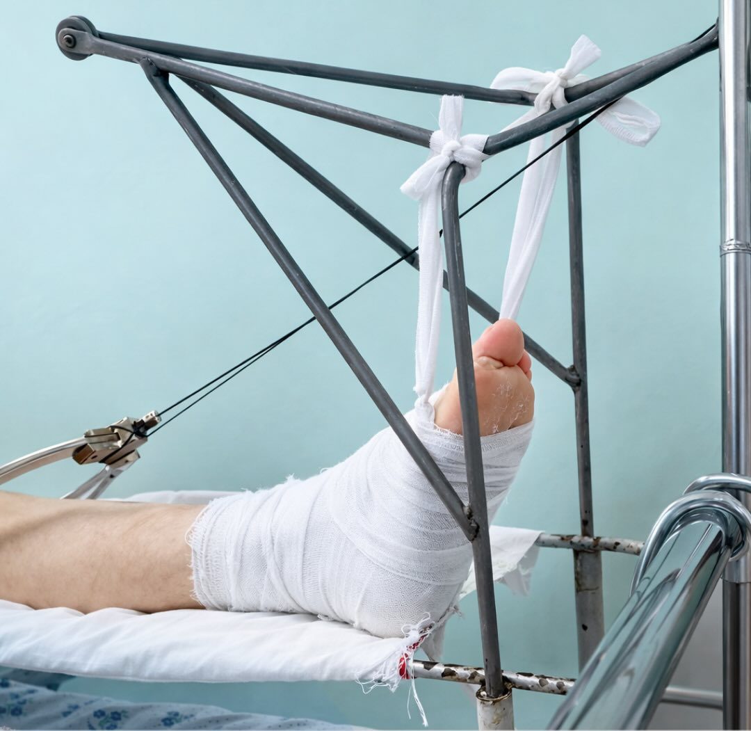 Упал с крыши и сломал пятки житель Петропавловска