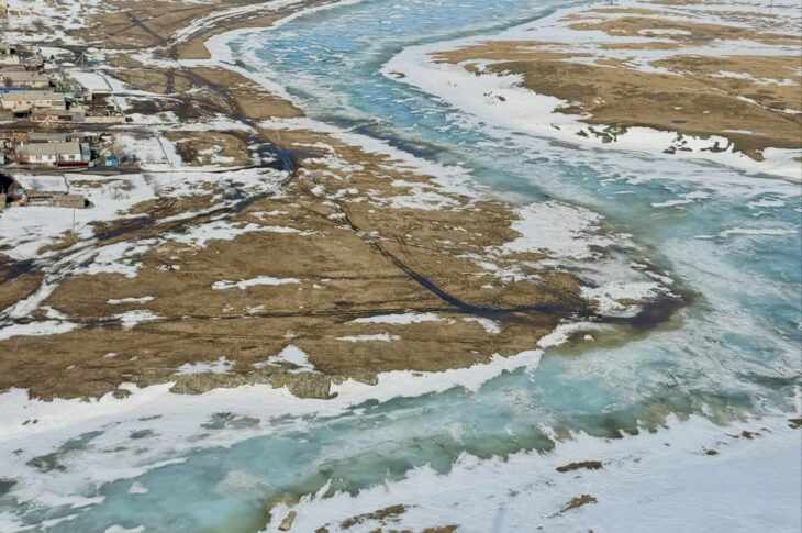 На 1,5 метра за сутки поднялась вода на реке Шарык в СКО
