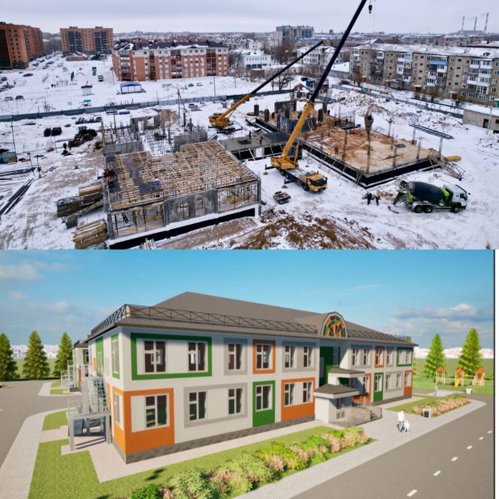 Новый детский сад строят в Петропавловске