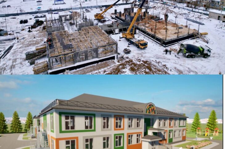 Новый детский сад строят в Петропавловске