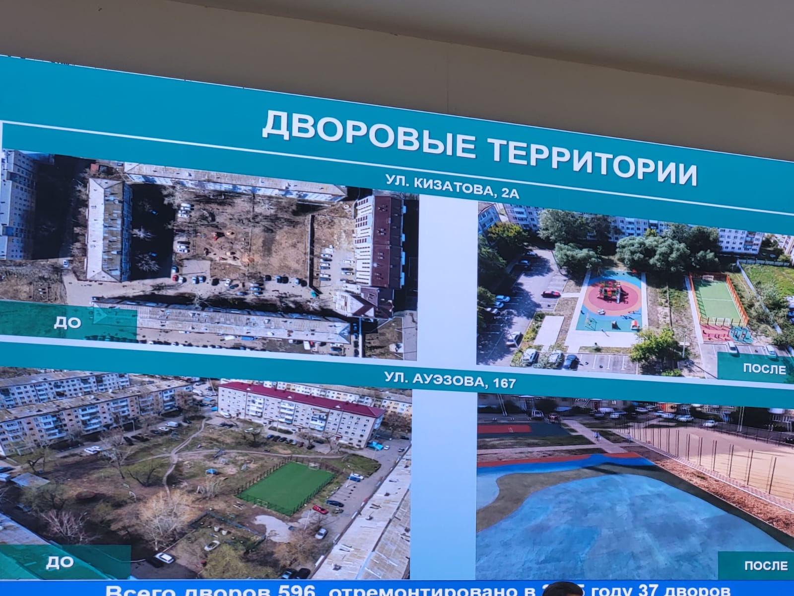 Дворы отремонтируют в 20 кварталах Петропавловска