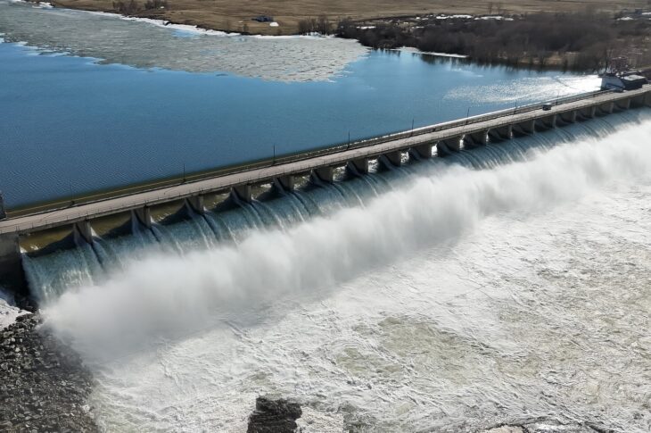 До 116 см возрос перелив воды на Сергеевском водохранилище
