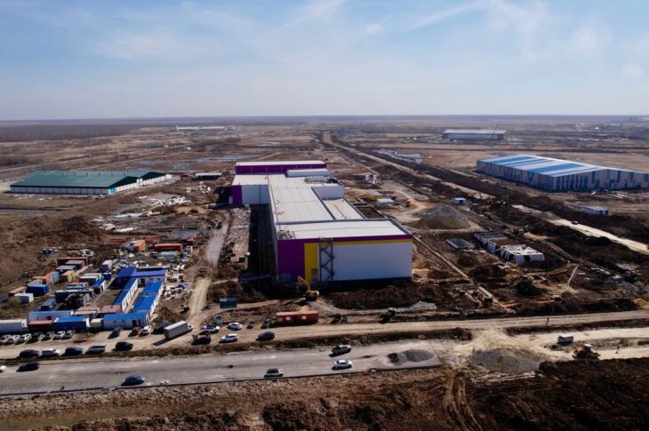 Строительство инфраструктуры в СЭЗ «Qyzyljar» проверил аким СКО