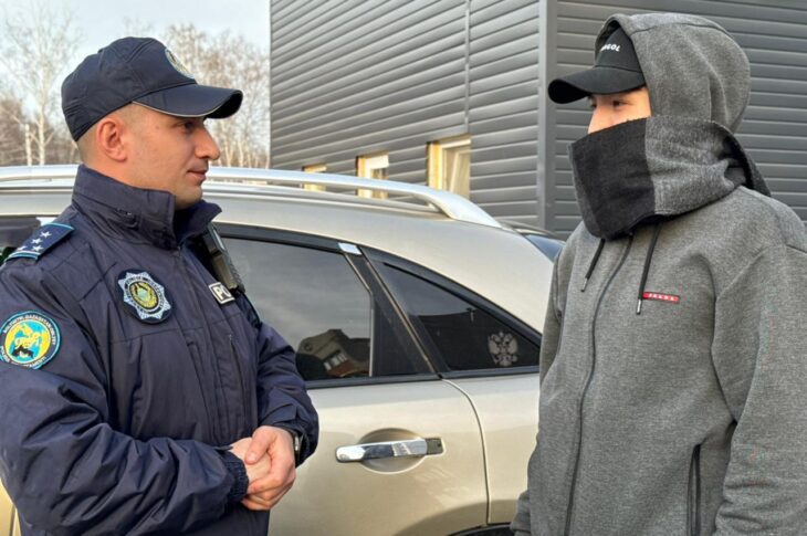 Запрет на закрытие лица разъясняет полиция СКО