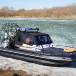 Аэролодка и беспилотники помогают спасателям СКО