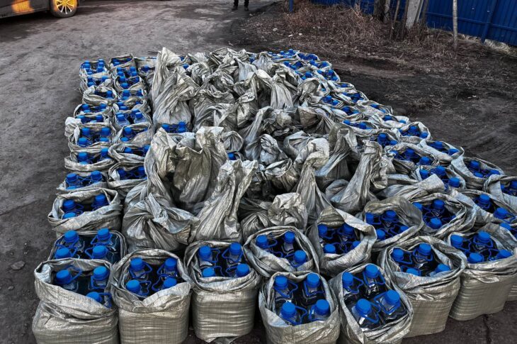 Три тысячи литров контрафактного алкоголя изъяли в Петропавловске