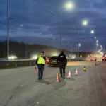 В СКО трассу у Бесколя сузили для профилактики аварий