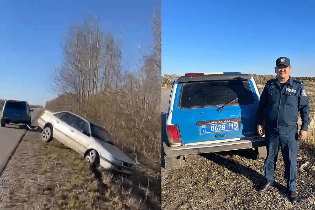 В СКО водитель едва не разбился из-за плохого самочувствия