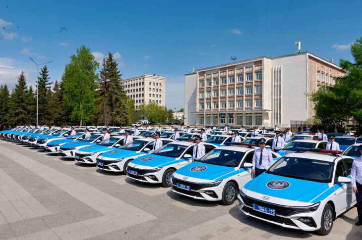 80 новых автомобилей получила полиция СКО