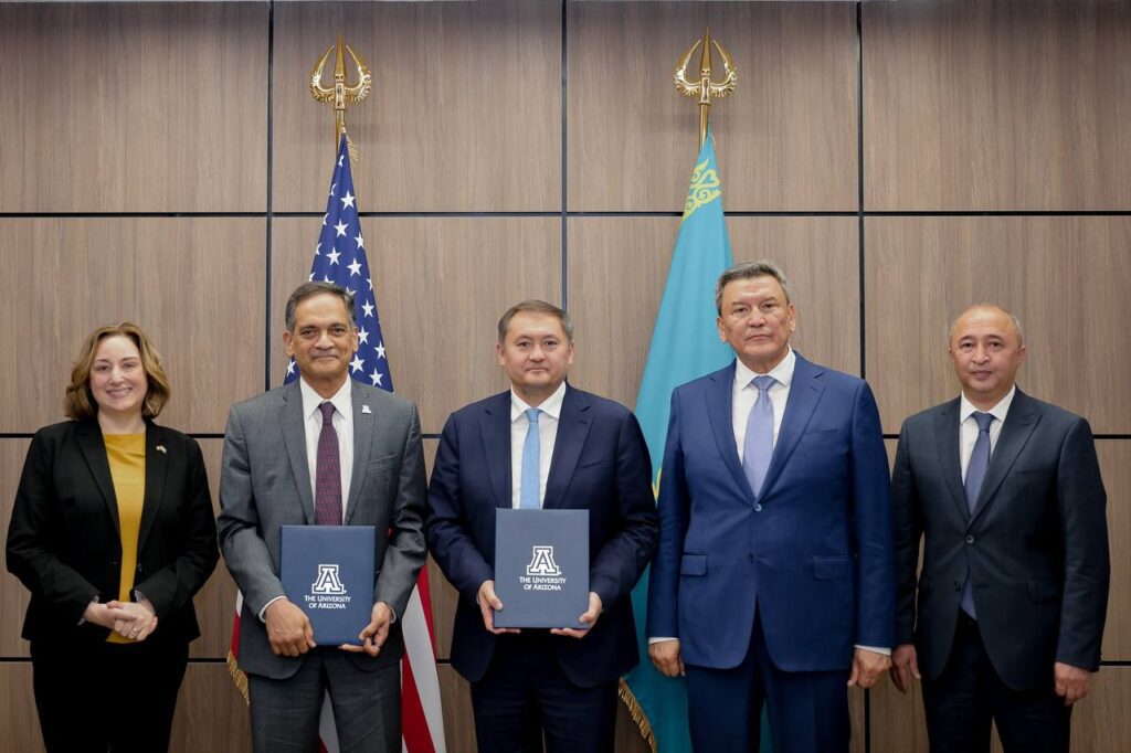 В СКО Kozybayev University и Университет Аризоны подписали меморандум