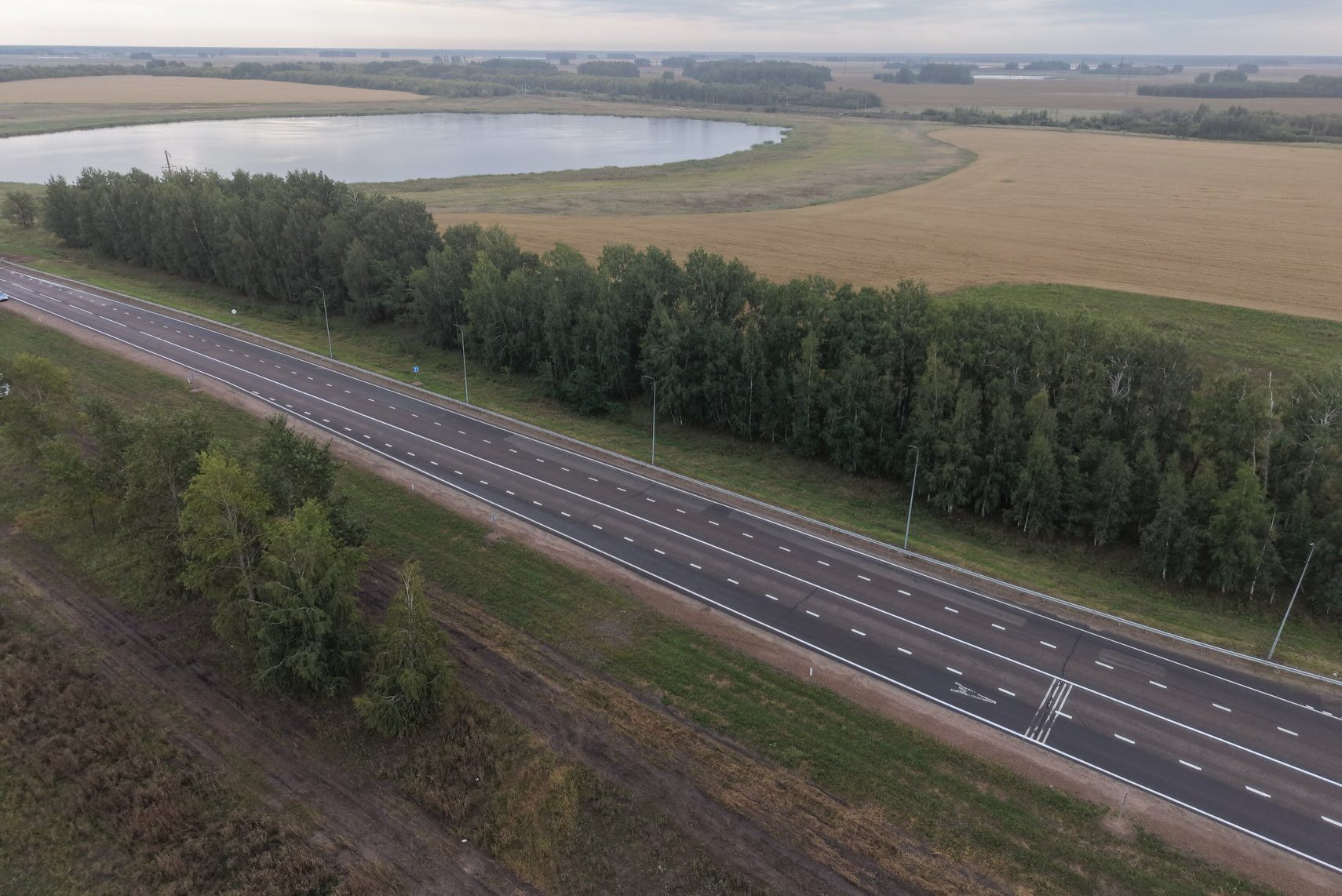 Реконструкцию участка трассы «Петропавловск-Курган» завершили в СКО