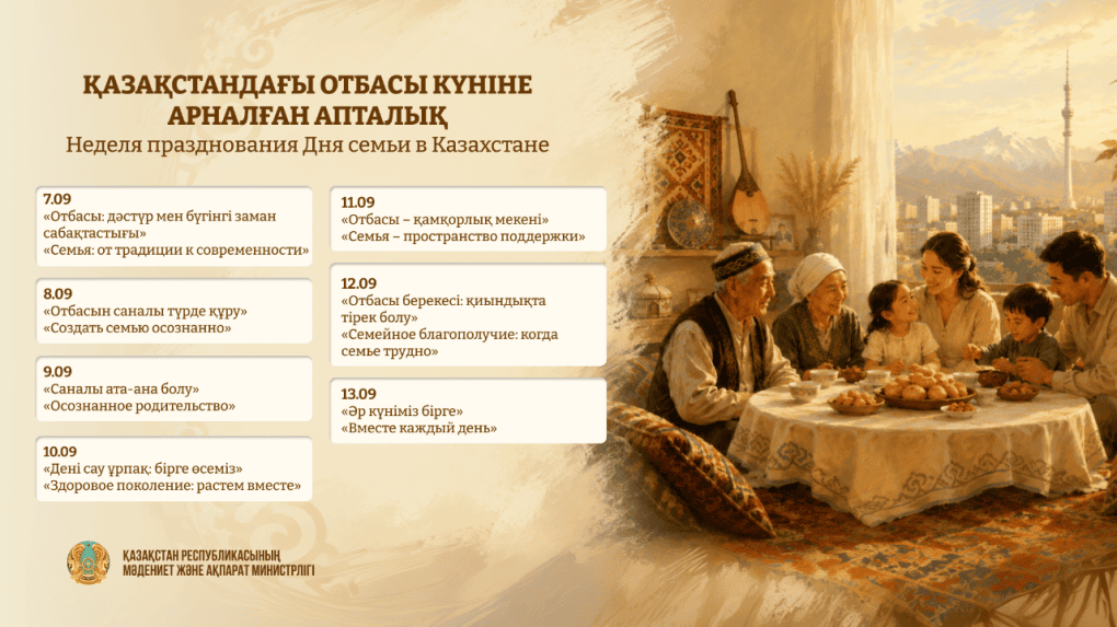 Как пройдет Неделя ко Дню семьи в СКО