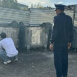 За надписи на мусорных баках наказали жителя Петропавловска