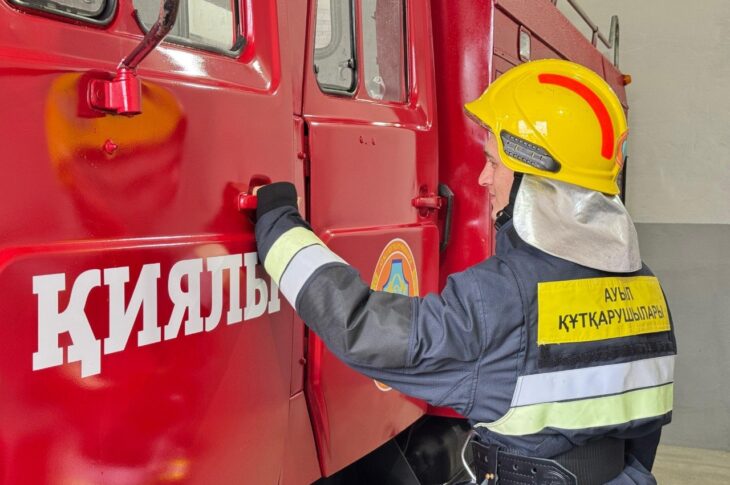 Добровольное пожарное формирование открыли в селе Киялы СКО