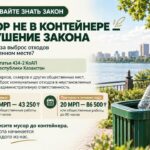 Что грозит жителям СКО за выброс отходов в неположенном месте