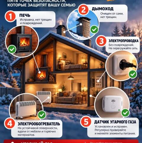 Что проверить в доме перед холодами рекомендуют жителям СКО