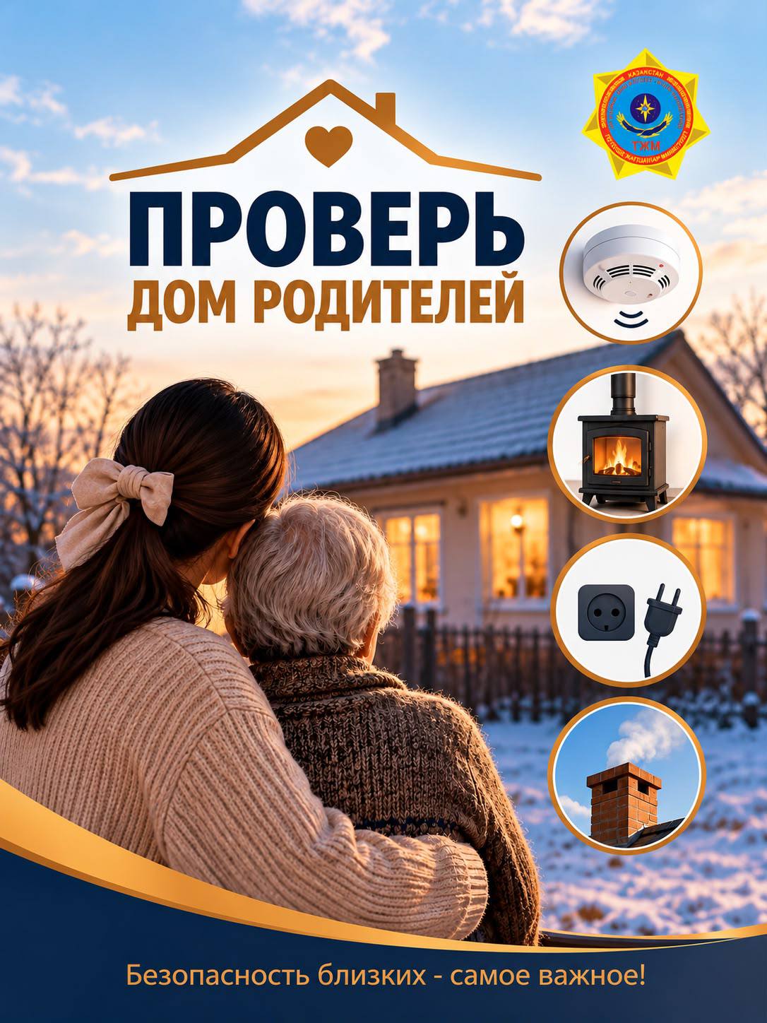 В СКО проходит республиканская акция «Проверь дом родителей»